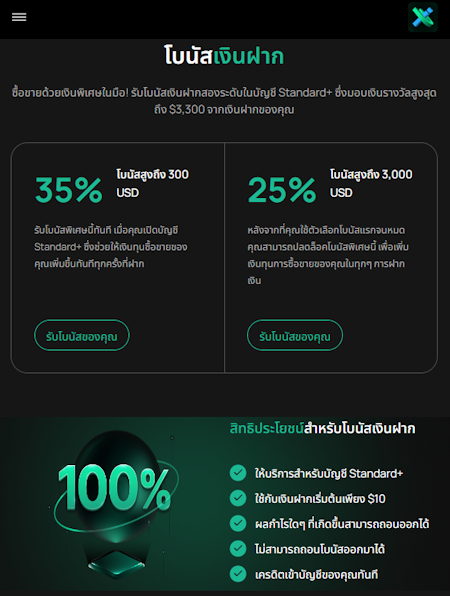 IUX โบนัสเงินฝาก